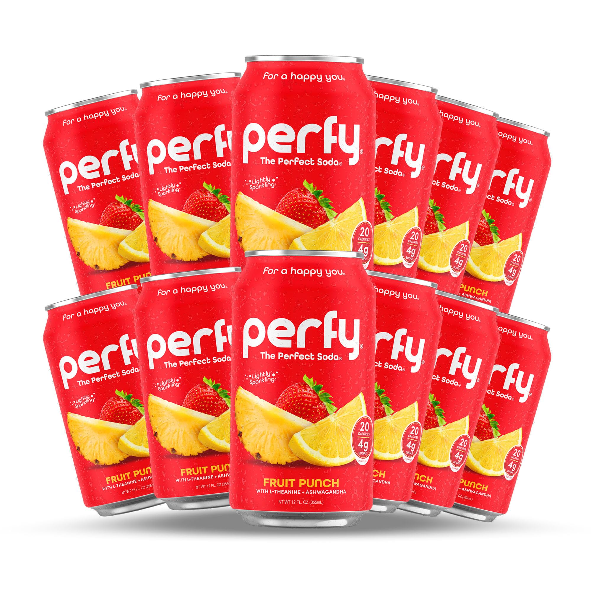 Amazon.com : PERFY Caffeine Free Fruit Punch Soda | Made With Real