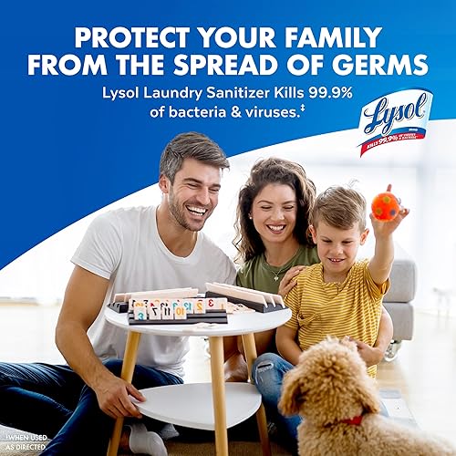 Miniatura 2 de Lysol Aditivo desinfectante para ropa líquido desinfectante para ropa y ropa de cama elimina bacterias que causan olor libre de fragancia y tintes
