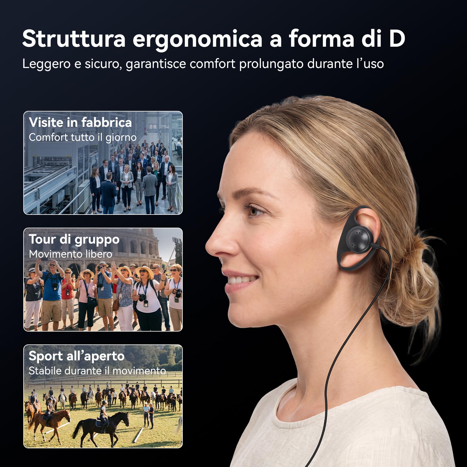 Retekess TT129 Radioguide Per Guida Turistica, Funzionamento con un Solo Tasto, 200 M, 999 Canali, con 32 Slot e Scatola di Ricarica Portatile per Aziende e Viaggi (3 Trasmettitori e 29 Ricevitori)