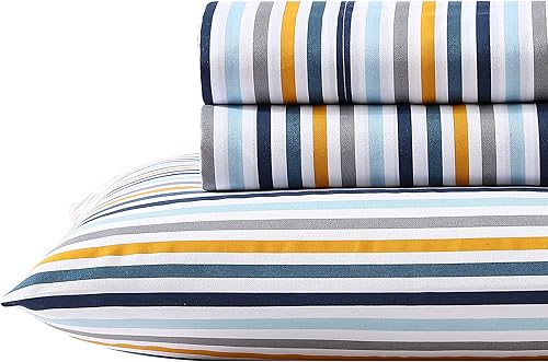 Miniatura 3 de Eddie Bauer Sábanas para niños, ropa de cama para niños pequeños resistente a las manchas con fundas a juego, súper suaves, esenciales ideales para