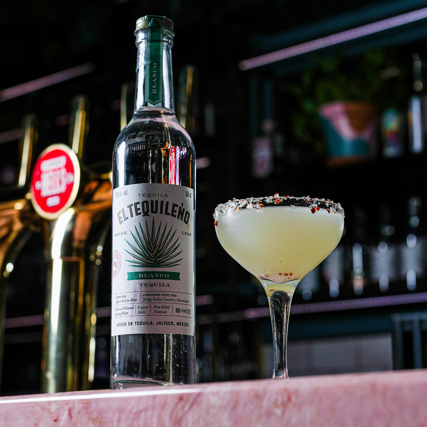 El Tequileño Blanco Tequila 38% Vol. 0,5l