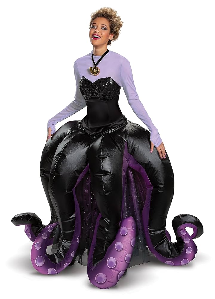 Disney Ursula Costume L アースラ　コスチューム　7点 Disney The Little Mermaid Ursula Inflatable Adult Costume