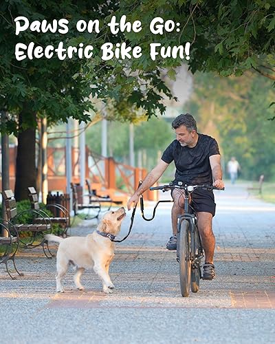 Miniatura 5 de Correa de bicicleta para perros de alta resistencia, accesorio manos libres, correa de bicicleta para equitación, ejercicio, ciclismo