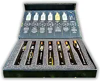 Kit Presente Estojo azeite Estância das oliveiras com 7 frascos