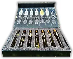 Kit Presente Estojo azeite Estância das oliveiras com 7 frascos