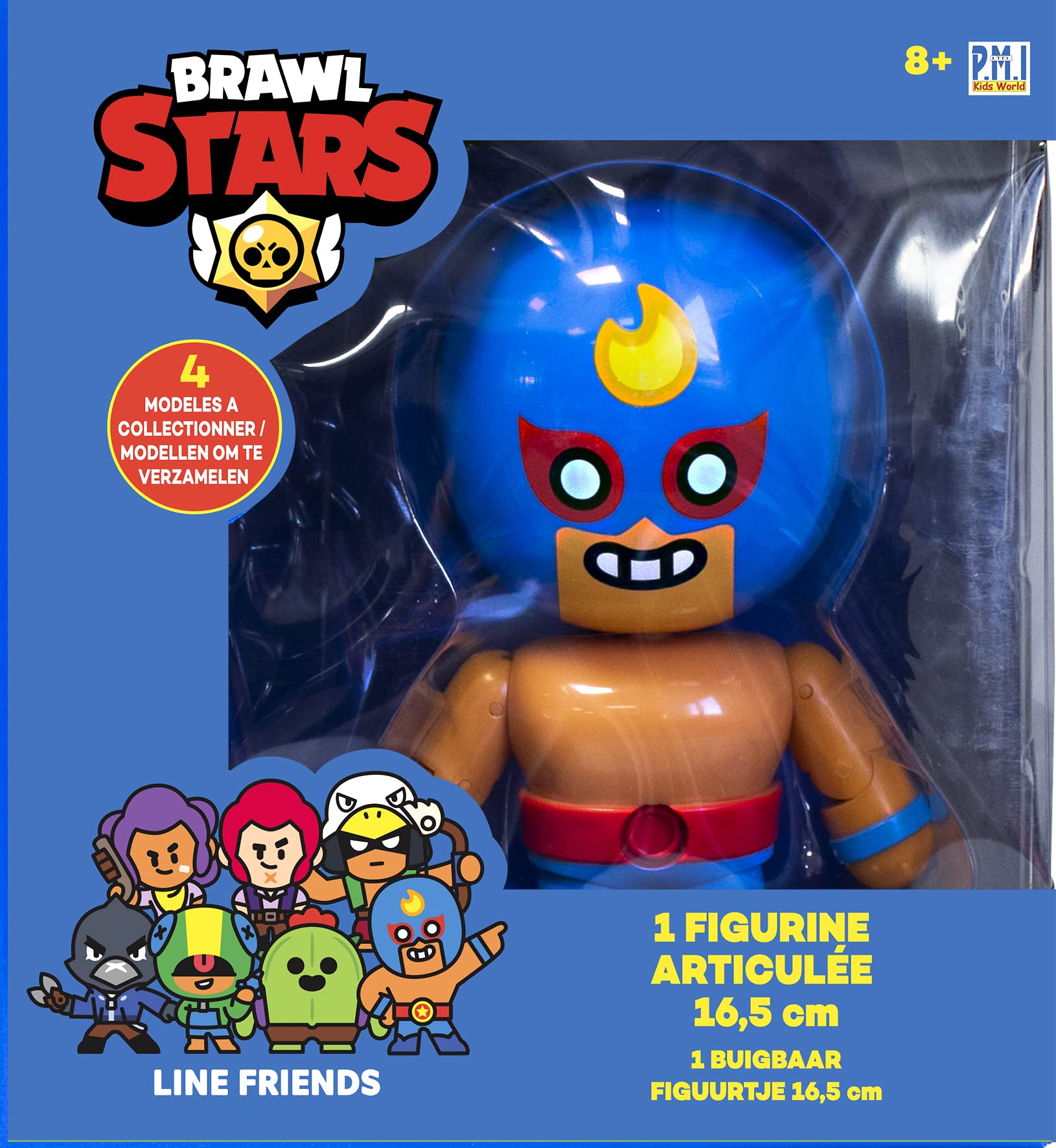 Brawl Stars - 1 Figurine Articulée 11,5 C - Spike - Personnages De Jeux Vidéos - Dès 8 Ans