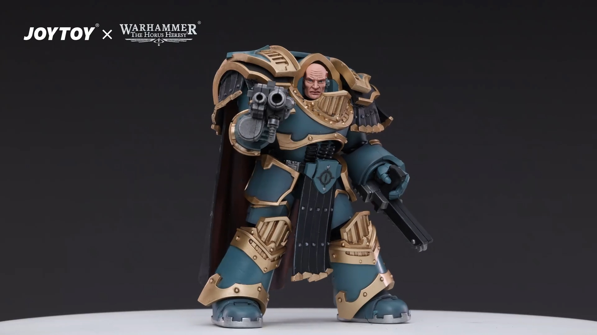 Action Figure JOYTOY Warhammer 40k - Mille Figli Pretore In Armatura Cataphractii - Scala 1:18 14,2 Cm - Da Collezione