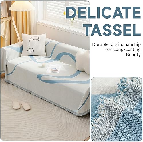 Vista 325 de VClife - Funda para sofá de 2 plazas o modular, de felpilla, antideslizante, lavable, apta para perros, protectora, caqui, 71 x 118 pulgadas 0 0