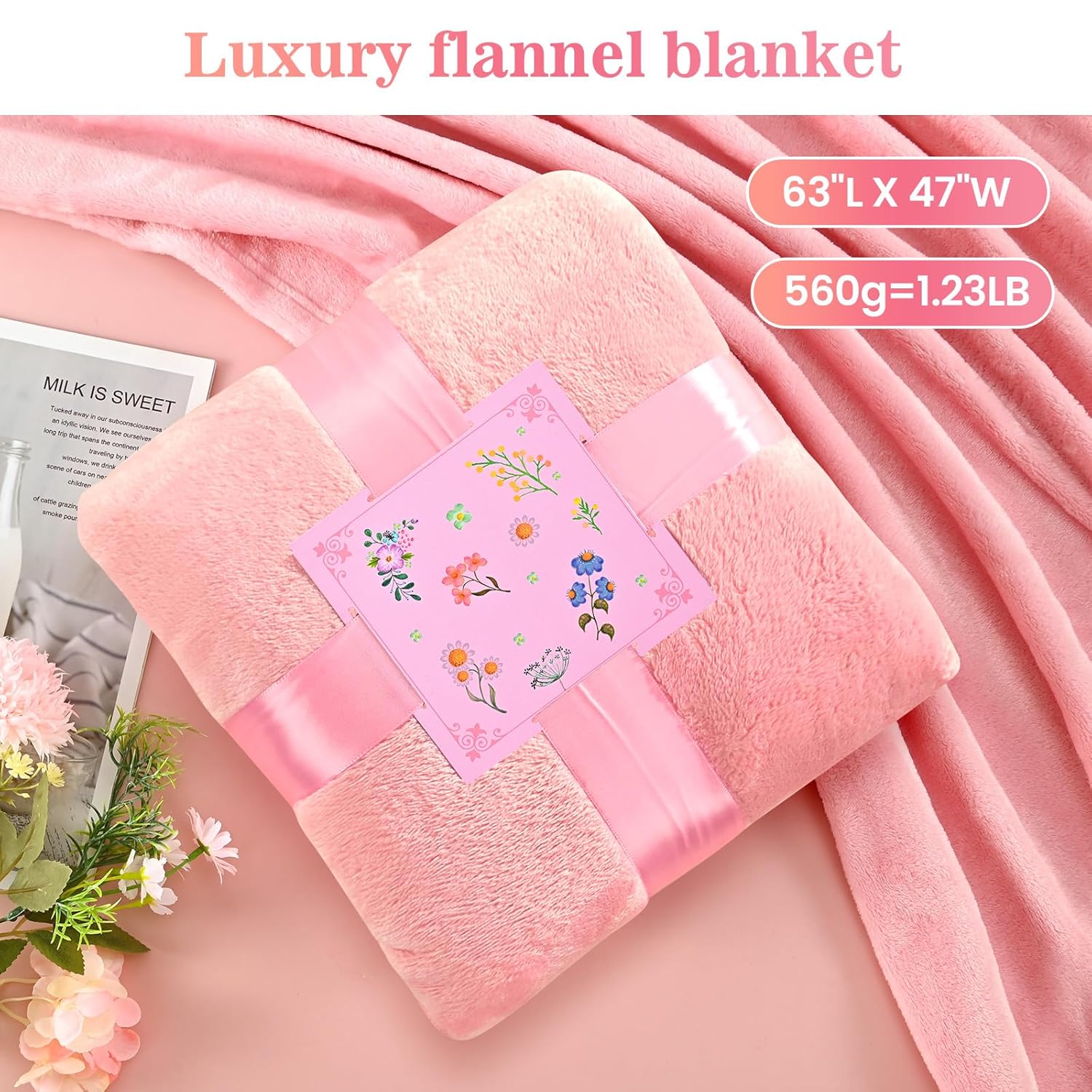 Gifts For Women,Birthday Presents,Birthday Gift Sets,Get Well Gift Baskets,Self-Care Gift Sets Featuring Blankets,Mug, Scented Candle,Soothing Spa Care Sets—Heartwarming Gift Exclusively For Women - Image 2