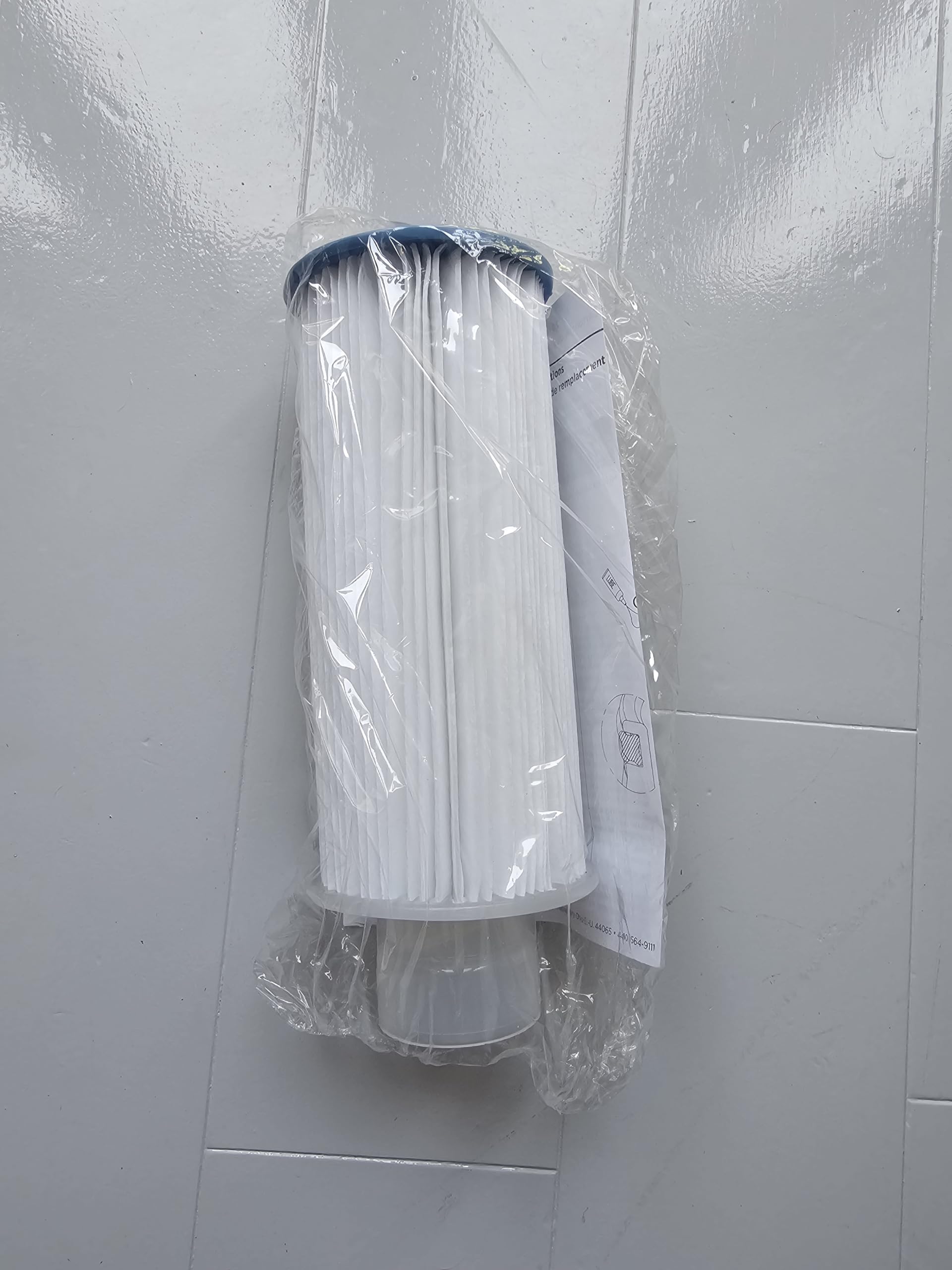 Kinetico Filtro plisado de 20 micras (número de pieza K11663) de espuma de papel prefiltro (carcasa negra o ámbar)