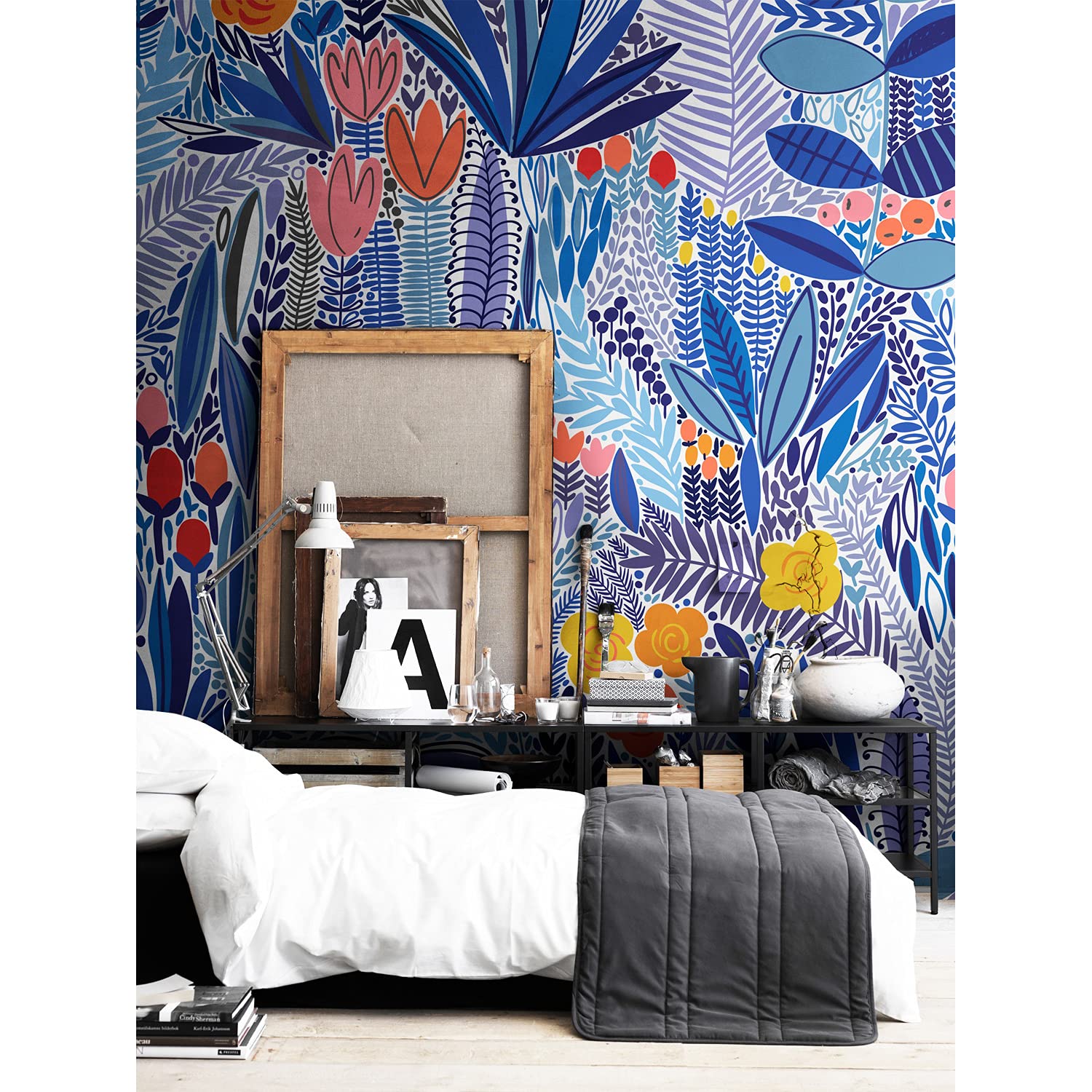 Papier Peint Foret Tropicale pour Rénover un Mur Abîmé Facilement 152x104