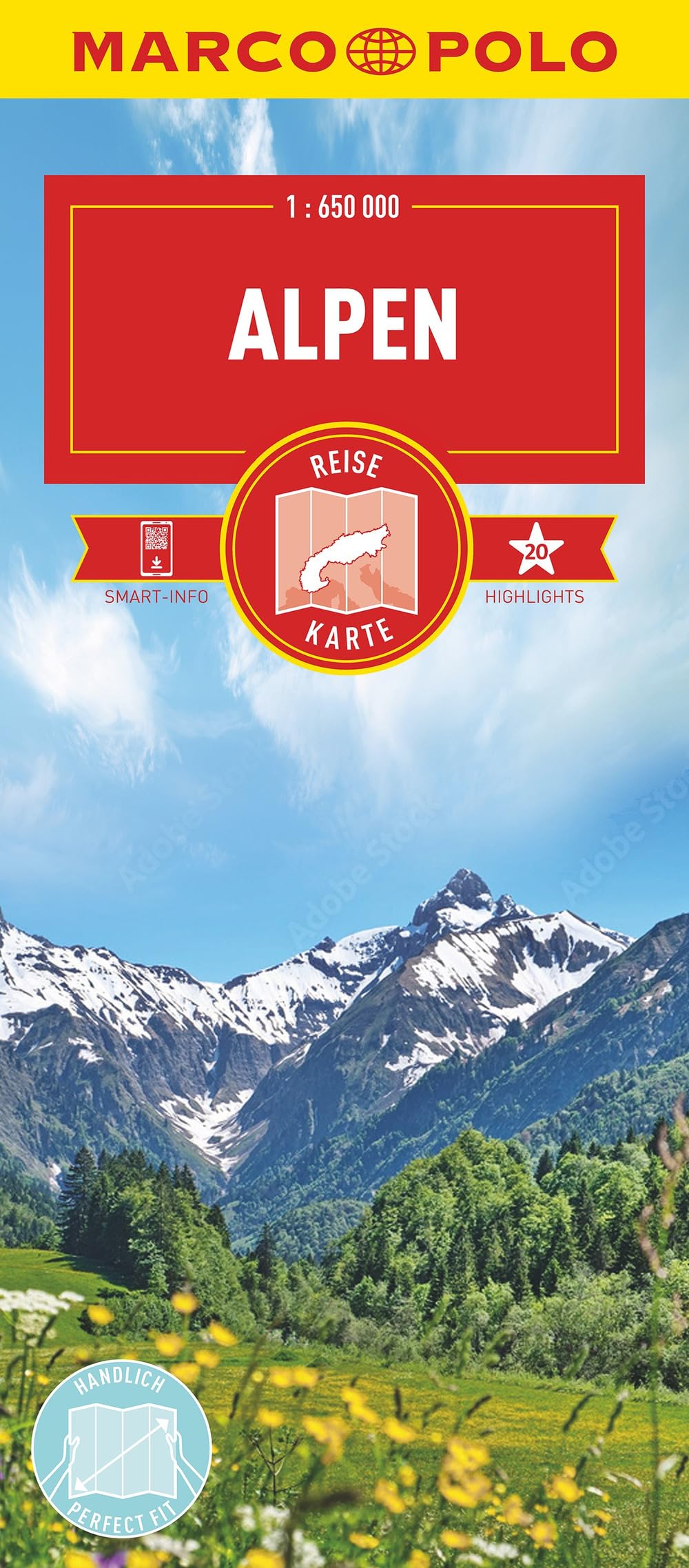 Alpi 1:650.000 - 4