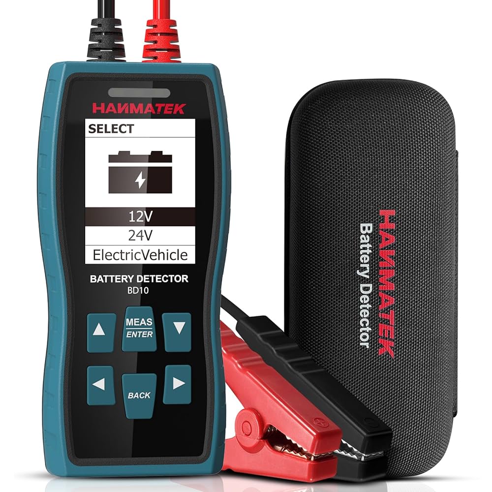 Amazon.co.jp: HANMATEK バッテリーテスター、12V/24V