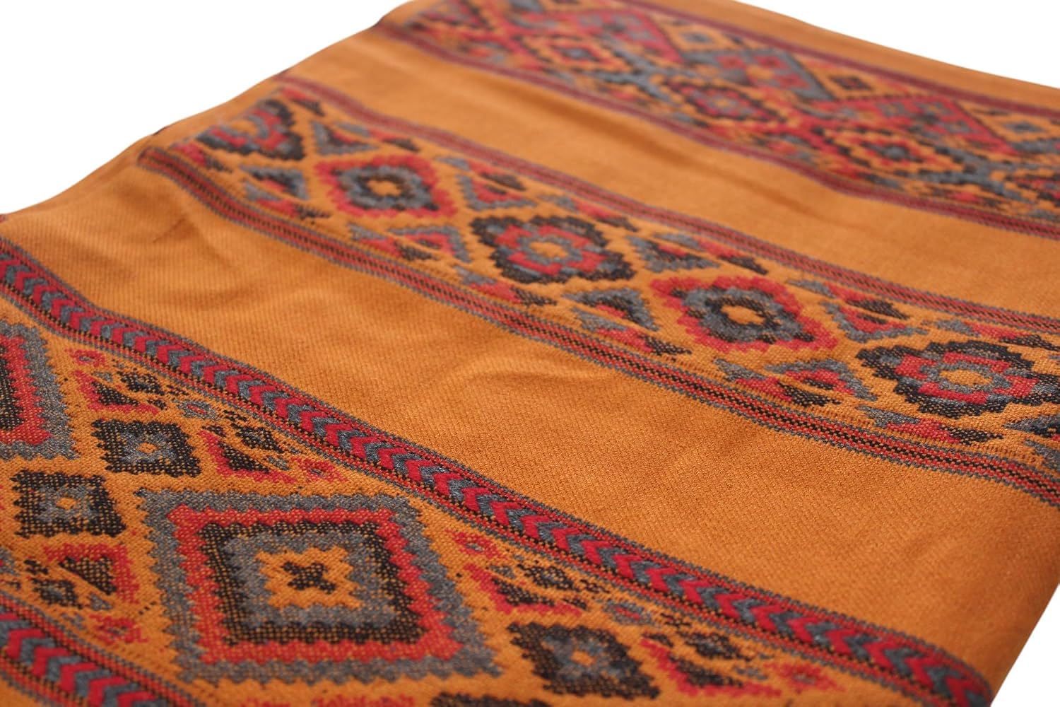 Handloom Wool Meditation Shawl, Oversized Wrap Throw, Gift for Men and Women