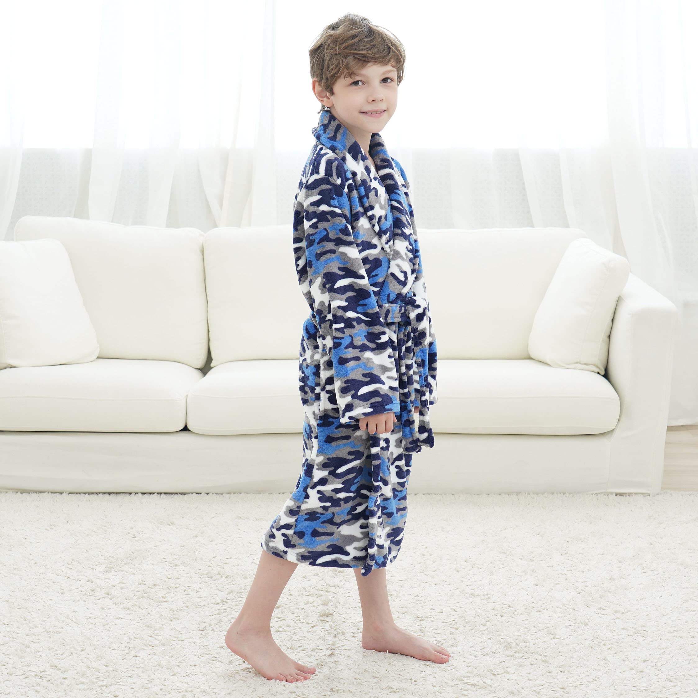 Simplicity Kids Cover Up Mädchen Strandmode Jungen Hausmantel Weich Fuzzy Kinder Jungen Mädchen Badewanne Cover Up
