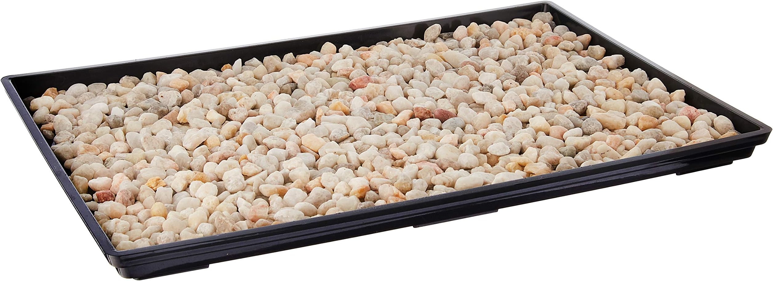 Brussel's Bonsai 13" Bonsai Humidity Tray with Decorative Rocks - Ideal for Bonsai Tree Growth, Reduces Root Rot