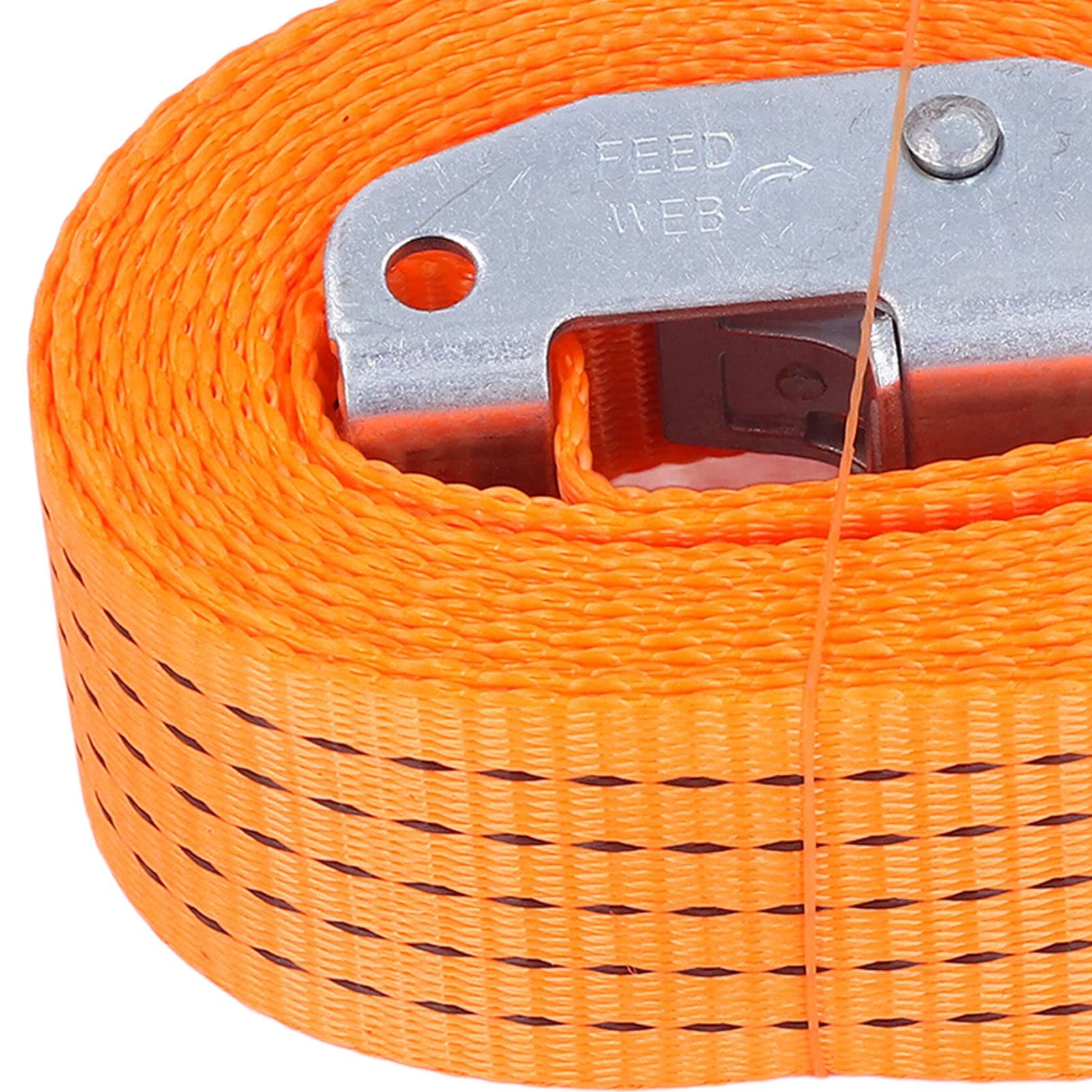 Spanngurte, 4 Stück, 2 Zoll X 10 Fuß, Polyester-Nockenschnallen-Zurrgurte, 3-Tonnen-Zug, Schnellspanner, Verstellbar, für Motorrad-Anhänger, LKW, Kajak, Boot, Frachttransport