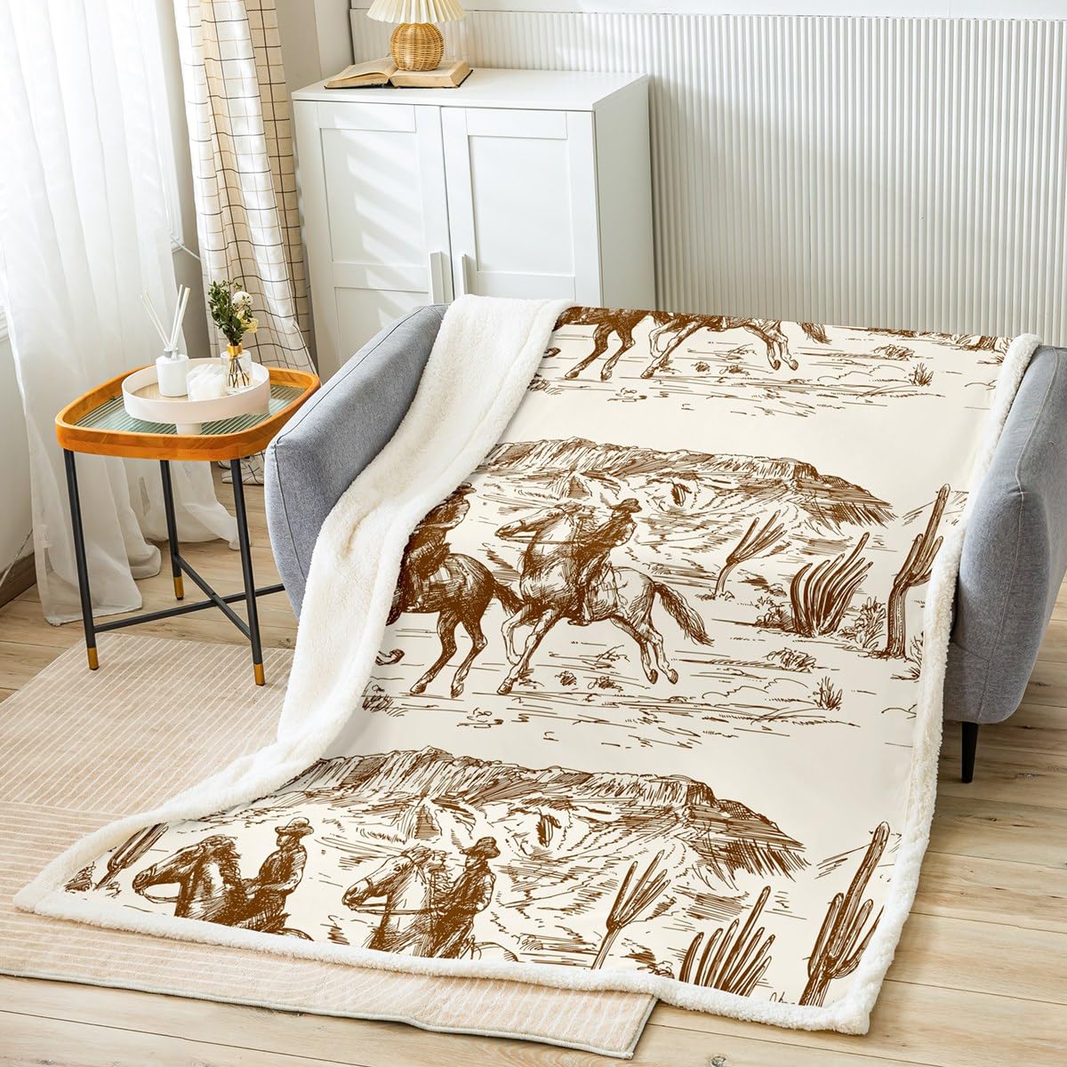 Erosebridal Western Blanket Twin 60