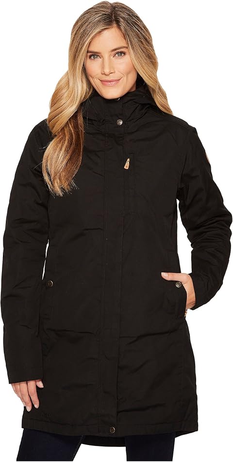 Женская куртка Fjällräven Kiruna Padded, цвет: Чёрный