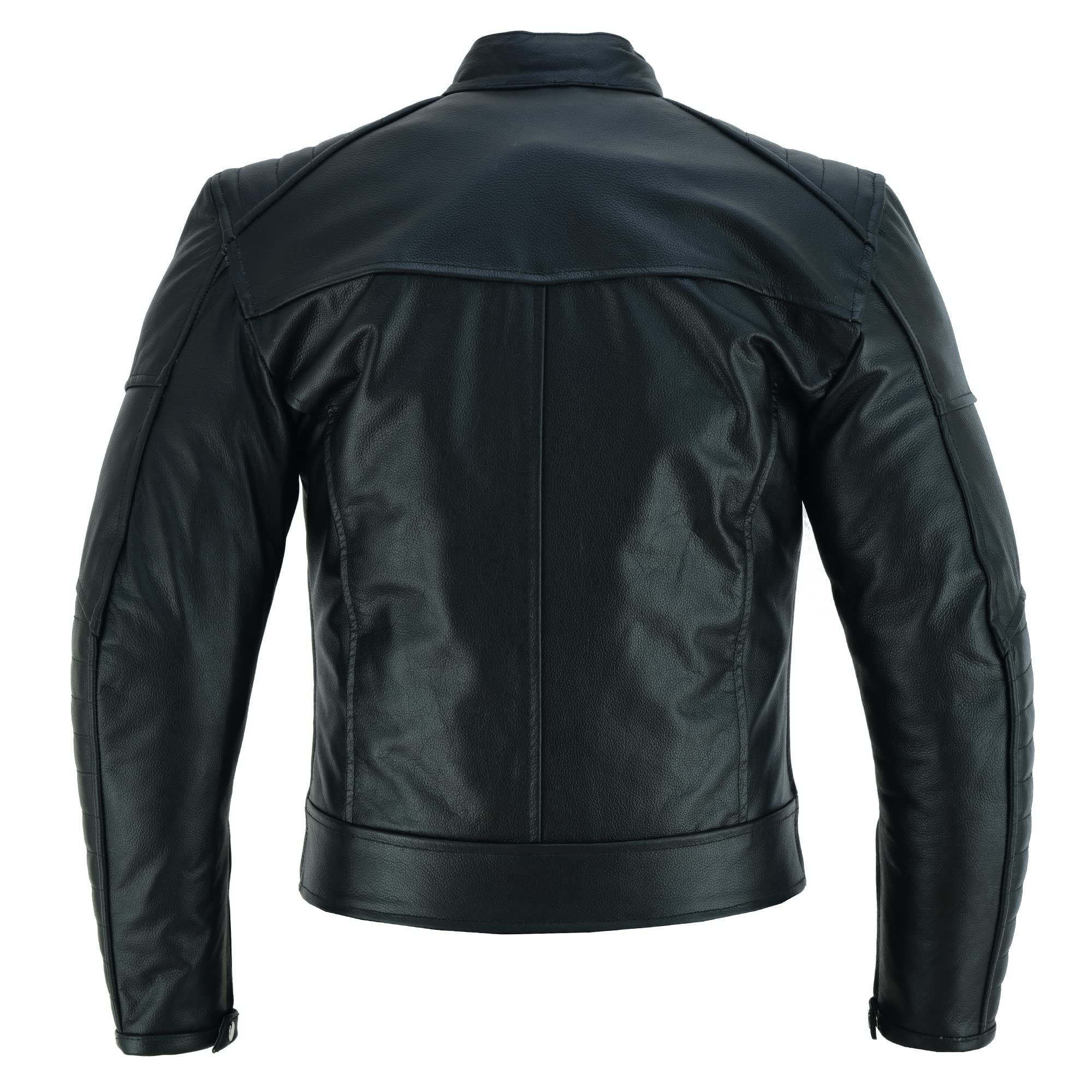 PROANTI Skórzana kurtka motocyklowa, elegancka kurtka motocyklowa, Chopper