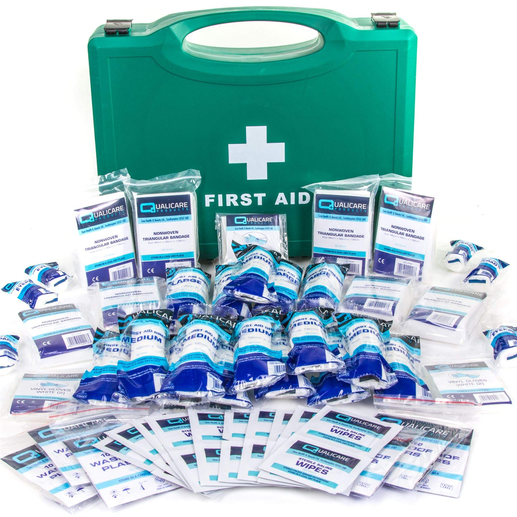 HSE UK Compliant 1-50 Person First Aid Box for Warehouse and Office Use