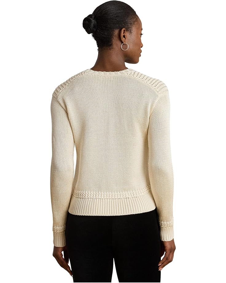 Lauren Ralph Lauren Cotton-Blend Crewneck Sweater - #2 of 4