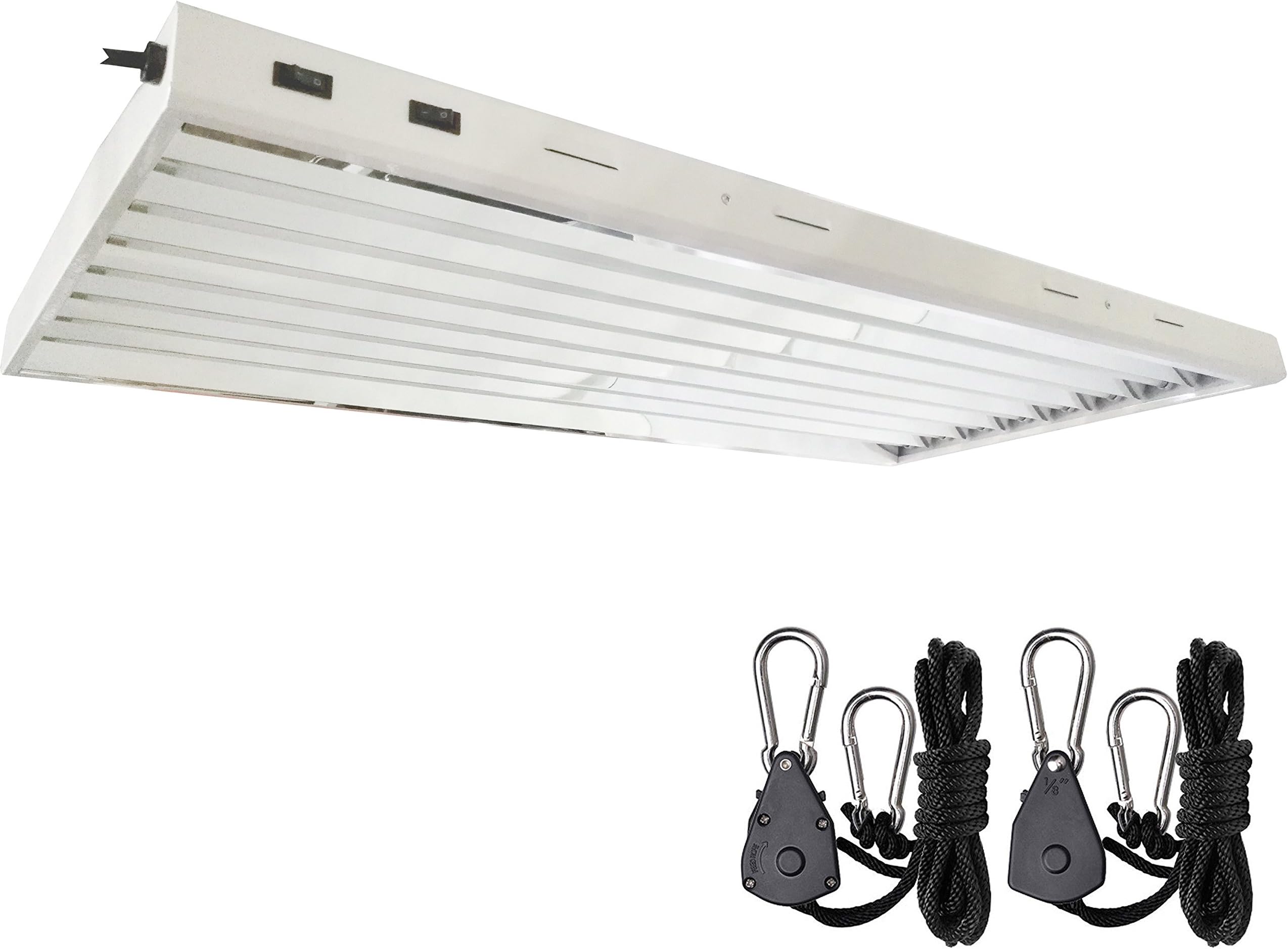 Hydro Crunch 4 ft. 8-Bulb 432-Watt T5 High Output Fluorescent Grow Light Fixture