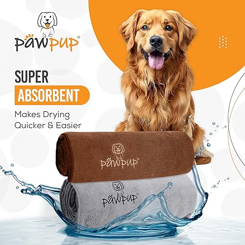 Miniatura 10 de Toalla para perros súper absorbente, de secado rápido, toalla de microfibra súper suave para perros, gatos y otras mascotas (55 x 28 pulgadas,