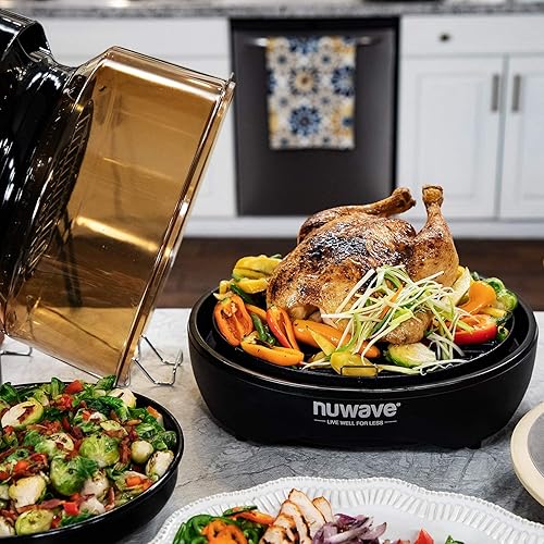 Miniatura 3 de Nuwave Primo - Horno de parrilla, nuevo y mejorado 2023, horno tostador de encimera de convección superior e inferior de parrilla para cocinar