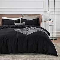 Vista 31 de Bedsure Funda de edredón tamaño completo: juego de cama suave de doble cepillado para niños y adultos, cierre de cremallera, 3 piezas, incluye 1