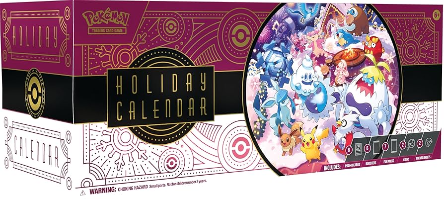 Pokemon TCG Holiday Calendar 新品未開封 Amazon.com: Pokémon TCG: Holiday Calendar (2025) : Toys & Games