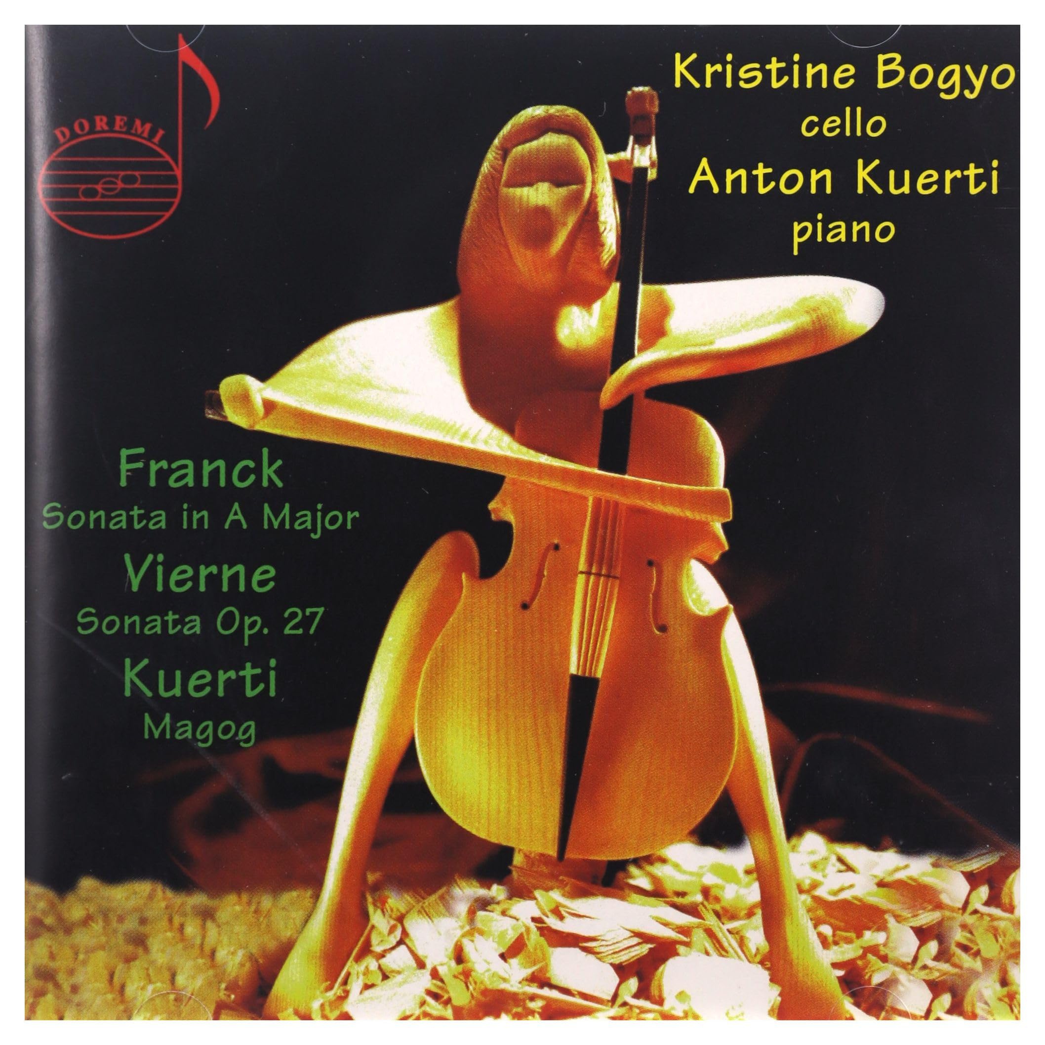 Music for Cello & Piano [Audio CD] Franck; Vierne; Kuerti and Cesar Franck