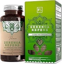 FS Saw Palmetto Prostate Supplement | 360 Serenoa Repens Capsules | Saw Palmetto Hair 320 mg with Zinc 15 mg Prostate Support | Non-GMO, Gluten and Allergen Free | Made in RU