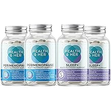 الصحة ومكملات ما قبل انقطاع الطمث للنساء - حزمة النهار والليل - الرفاهية للمرحلة المبكرة من انقطاع الطمث - إمداد لمدة شهرين نباتي وخالي من الغلوتين