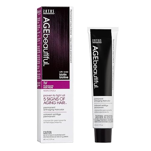 Miniatura 1 de AGE beautiful Liqui Creme - Tinte permanente para el cabello, cobertura de canas al 100%, antienvejecimiento, biotina para cabello más grueso y
