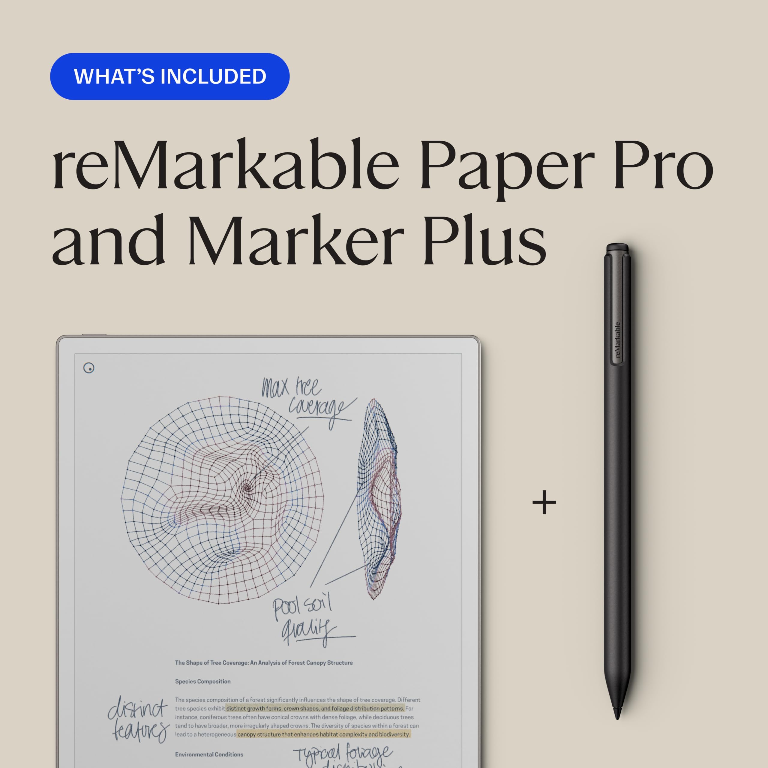 reMarkable Paper Pro本体＋Marker Plus Remarkable Paper Pro with Marker Plus | 11.8” paper tablet with