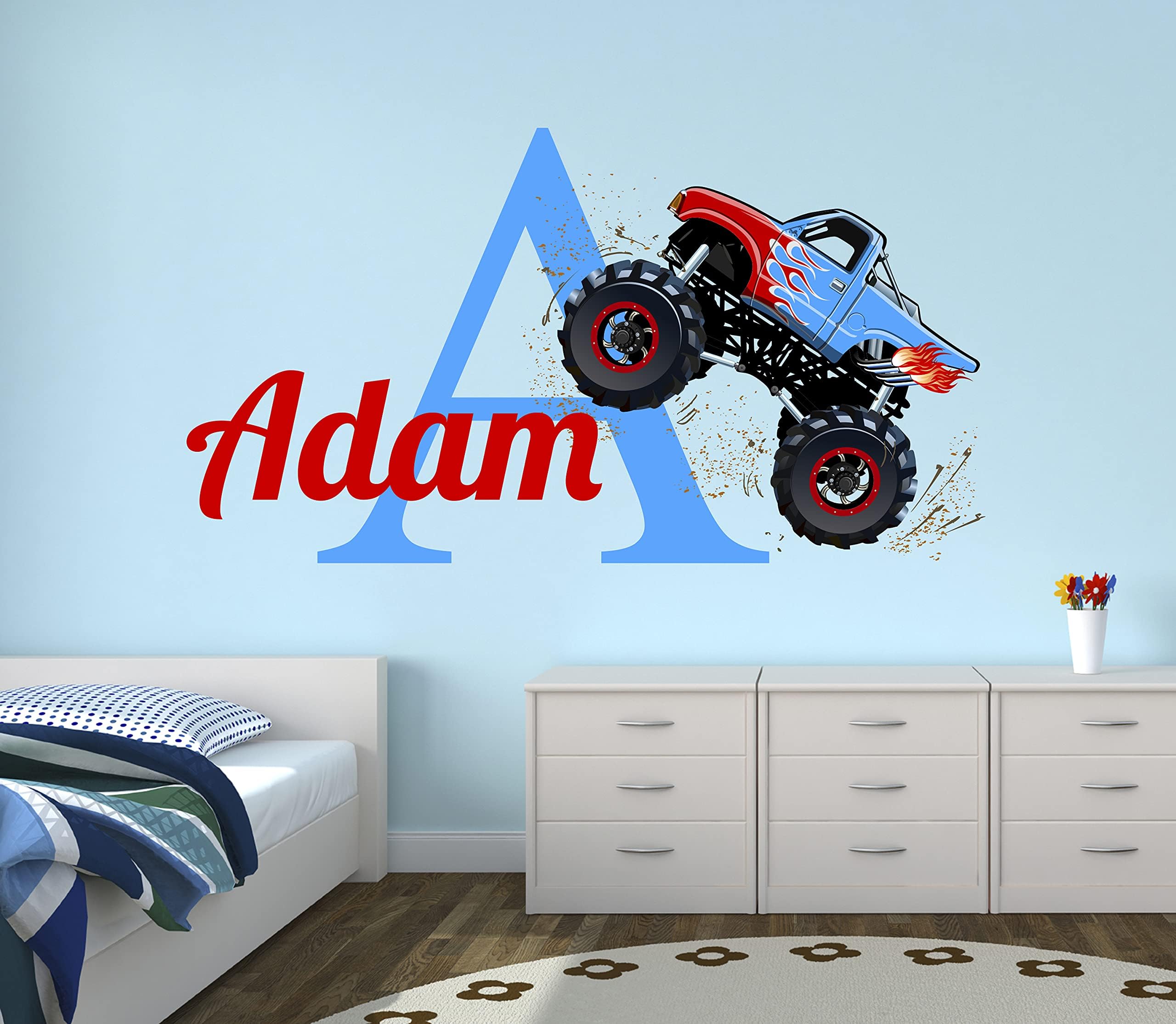Amimagen Racing Cars Wall Stickers Roads Vehicles Boys