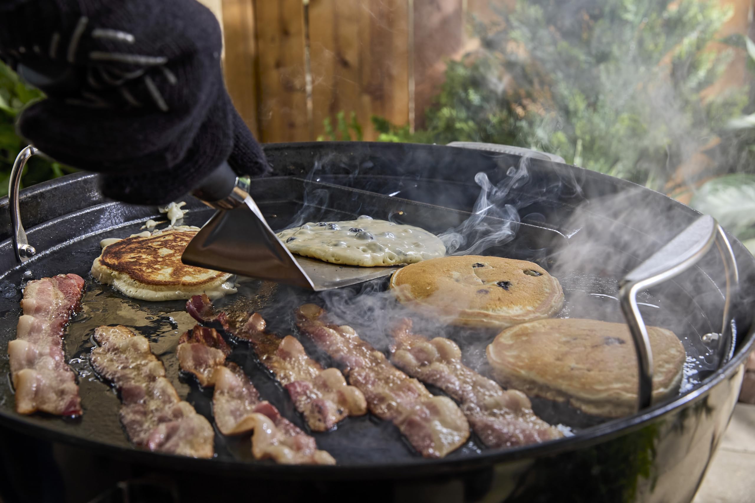 WEBER Plancha do grilla węglowego 57 cm, Czarny