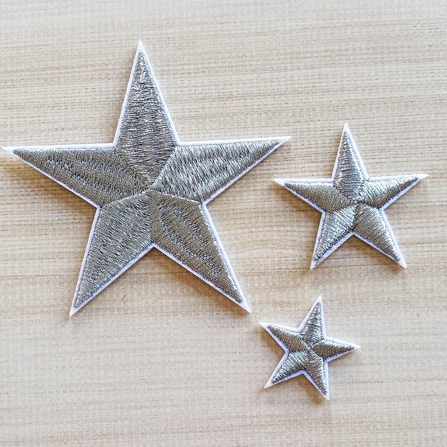 Juego De 2 Estrellas | 3.5 Pulgadas Y 7 Pulgadas | Estrella De Transferencia Hotfix Con Diamantes De Imitación Transparentes Para Planchar