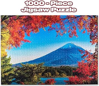 Amazon.com: Mount Fuji in Autumn Japanese Landmark Jigsaw Puzzle