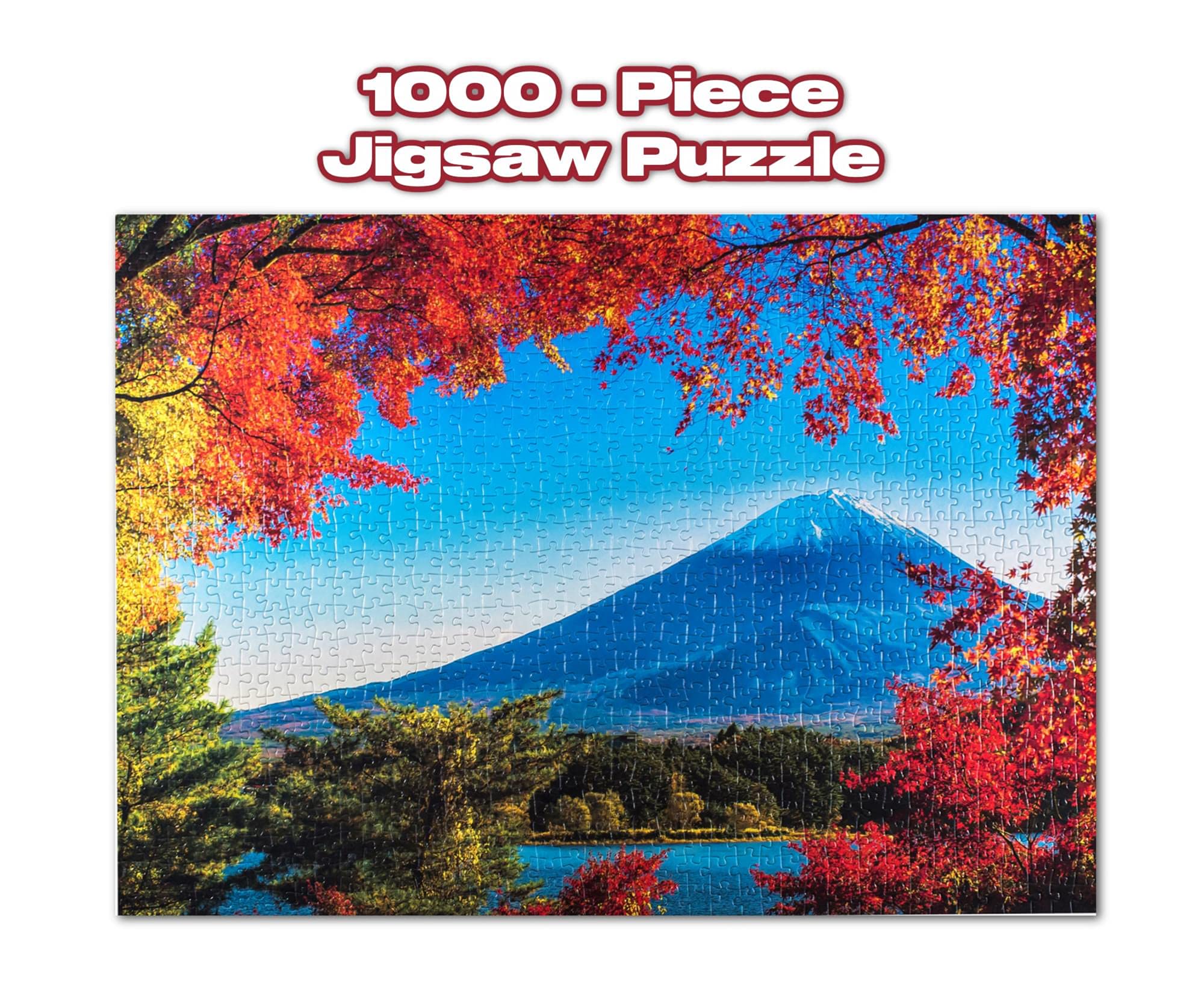 Amazon.com: Mount Fuji in Autumn Japanese Landmark Jigsaw Puzzle
