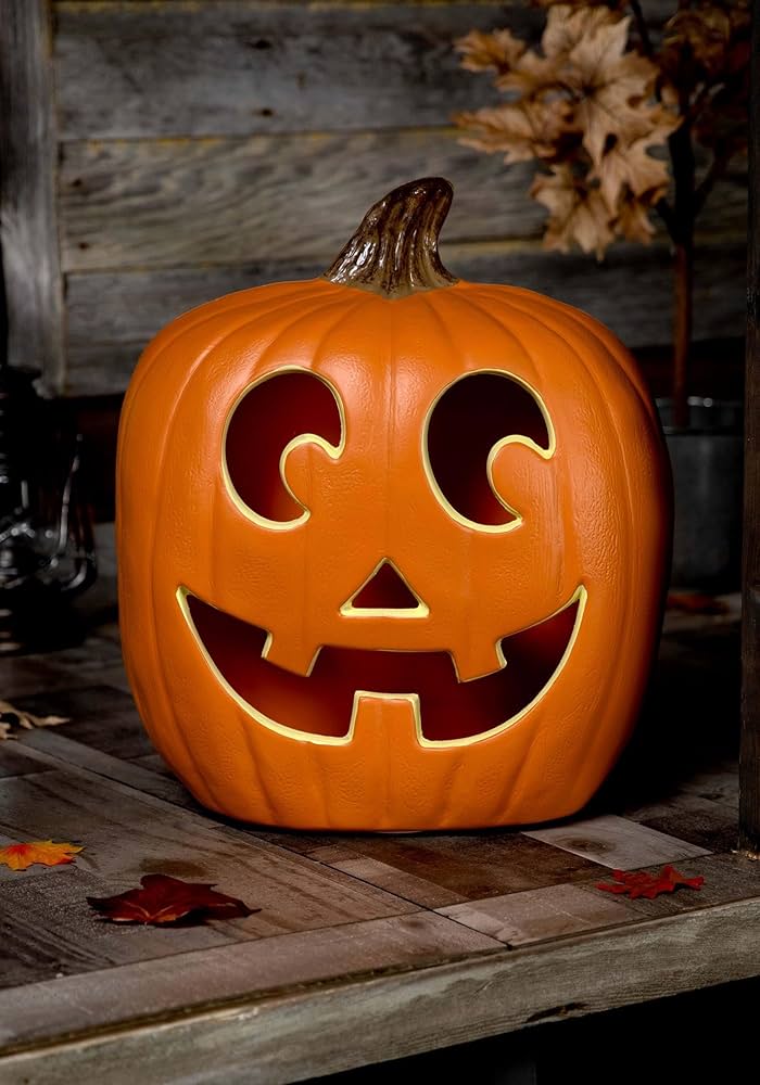 [完売•入手困難] マルチカラーLED ハロウィン ジャック・オー・ランタン Amazon.co.jp: 19.5インチ かわいいジャック・オー・ランタン 光