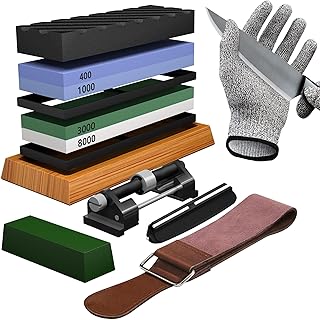 Knife Knife Sharpening Stone Set with Accessories