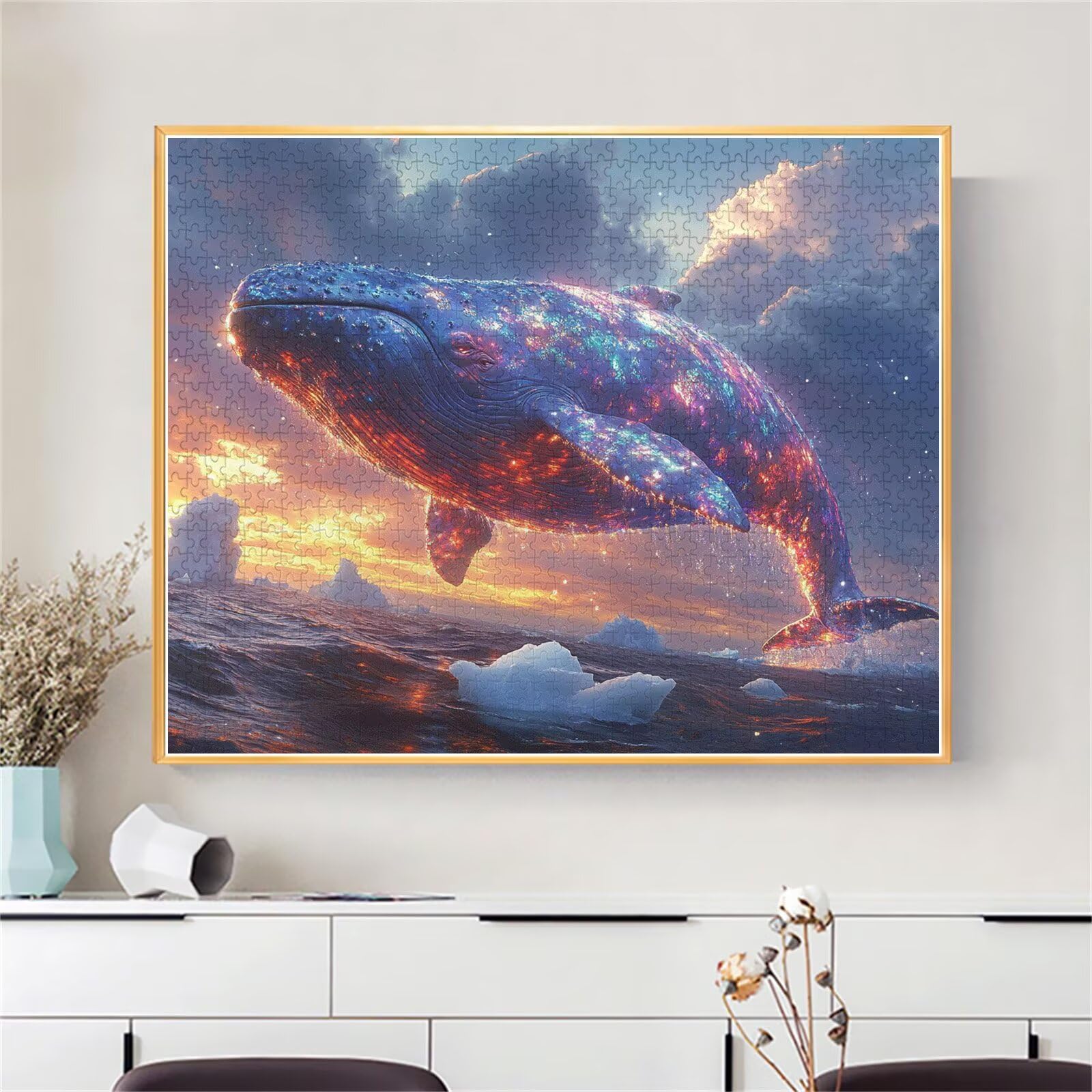Puzzle Erwachsene 3000 Teile Wal Traum Educa Jigsaw für Kinder ab 8 Jahren Mädchen Jungen, Erwachsene Impossible Klassische Puzzles Schwer, Anspruchsvoll Spielspaß, Als Familienspiel 81x122cm t-384