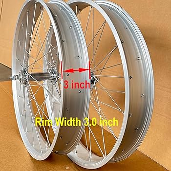 Amazon | 26インチ x 4 ファットタイヤバイクリムホイールセット