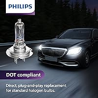 Vista 5 de Philips Automotive Lighting H7 NightGuide Platinum - Bombilla de repuesto para faros delanteros, se adapta a posiciones seleccionadas de luz alta