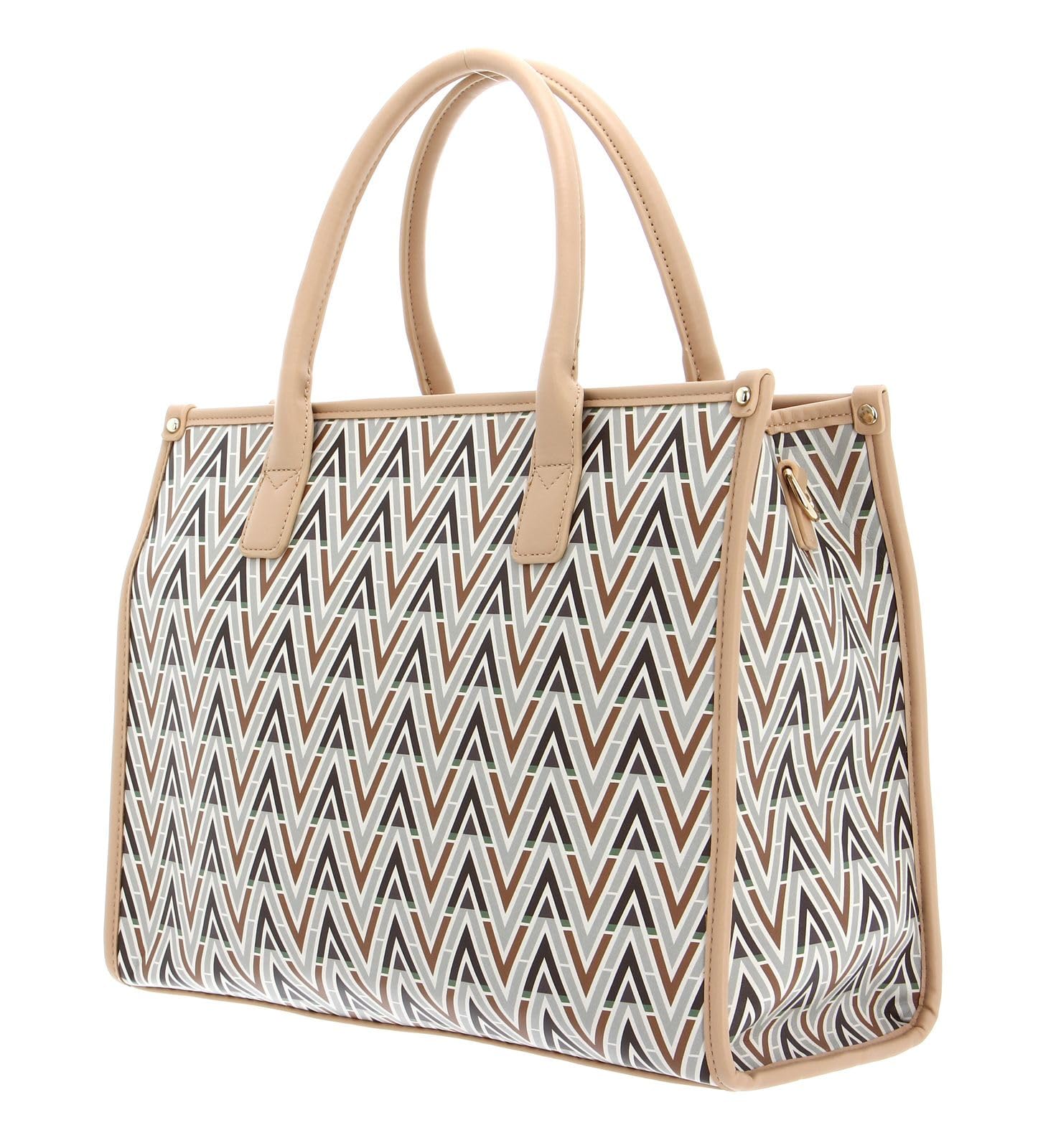 Valentino bolso de hombro bolso shopper Tonic Tote Beige/Multicolor
