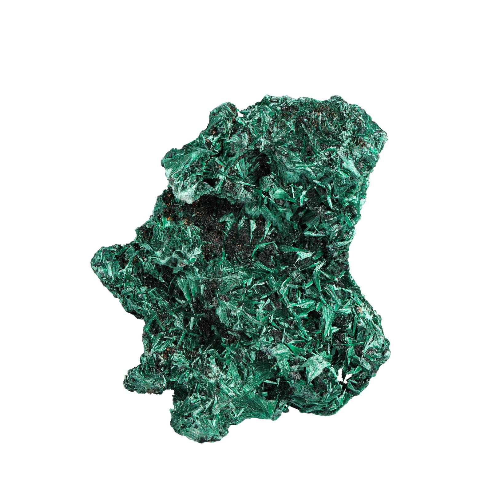 mookaitedecor Spécimen de grappe de Cristal de Malachite Naturelle pour la décoration de la Maison, Géode de Cristal en Pierre Brute décorative pour mineraux Collection Druse, 101-200g