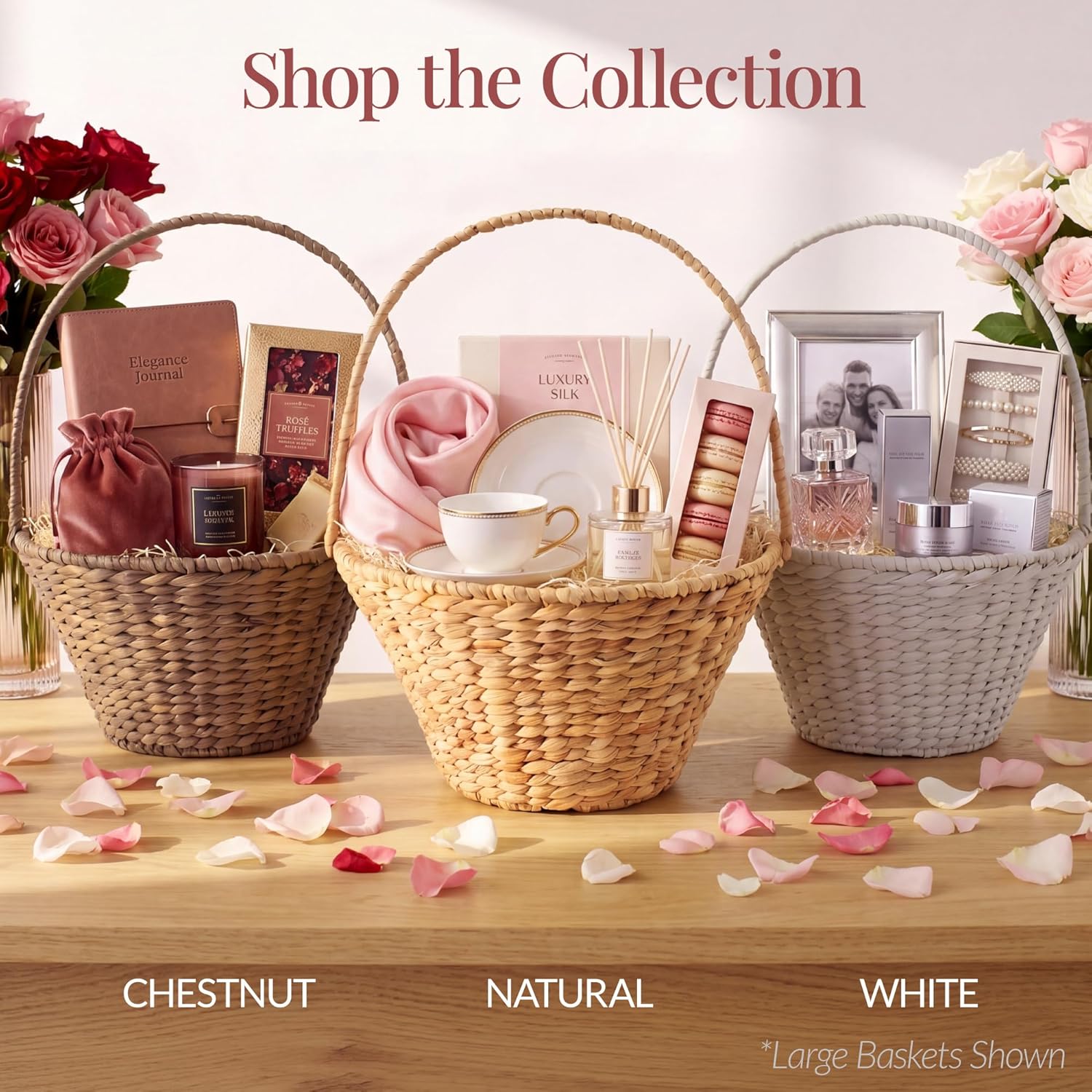 Best Choice Products Handwoven Easter Basket, Small Woven Easter Basket for Kids, Easter Egg Hunt Basket w/Collapsible Handle, Tapered Shape, Water Hyacinth - Natural