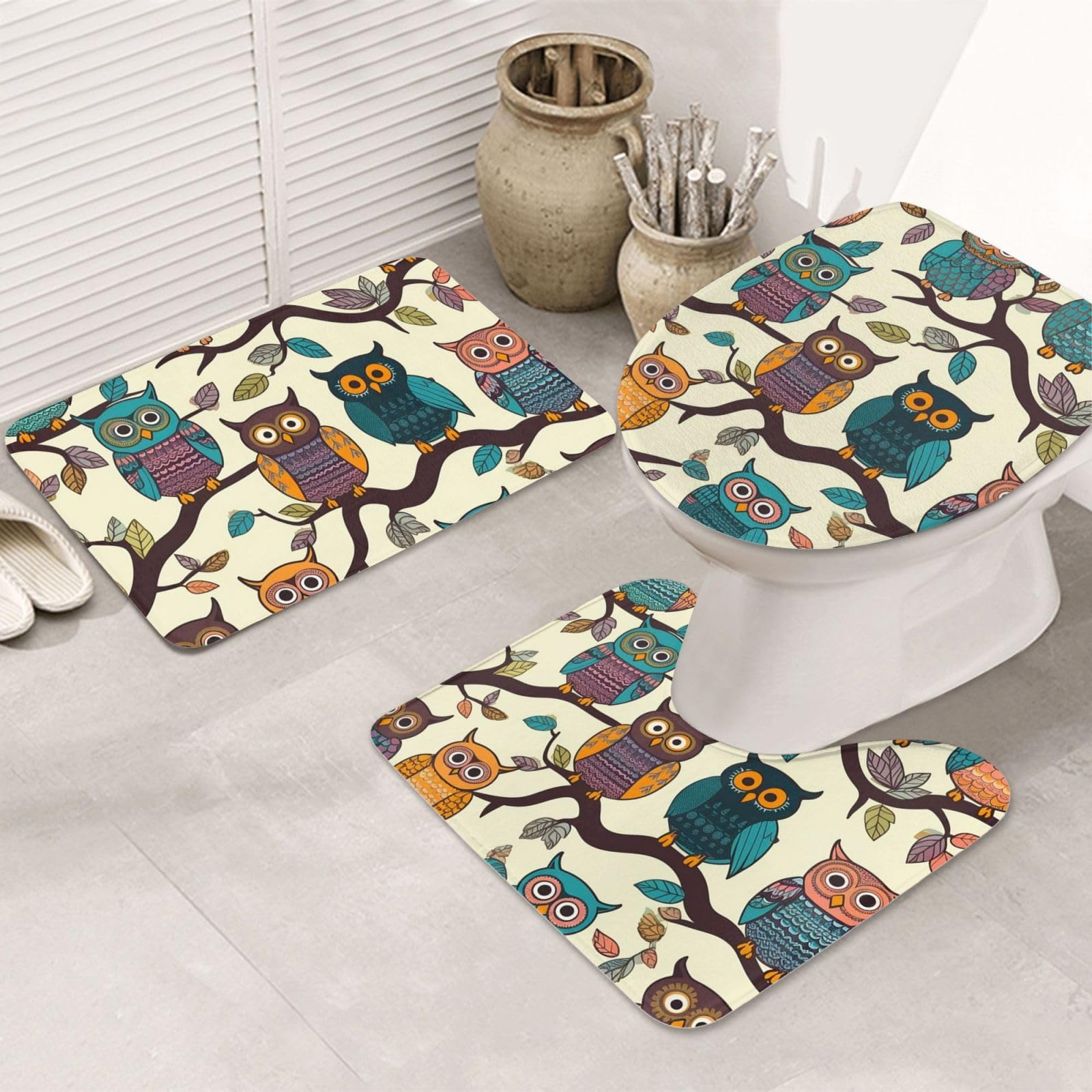 Tapis de bain super absorbant Lot anti-glissade pour sol cuisine et WC sec